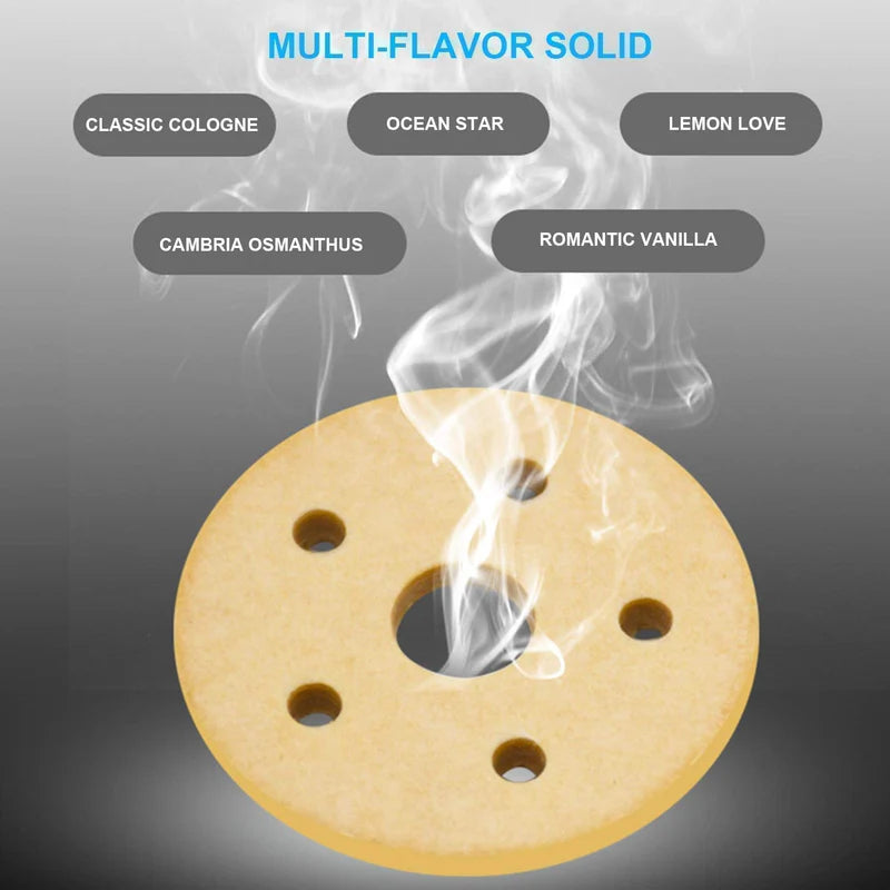 Solar Car Aroma Diffuser 360° Rotating Design, Air Freshener for Car, Home, Office