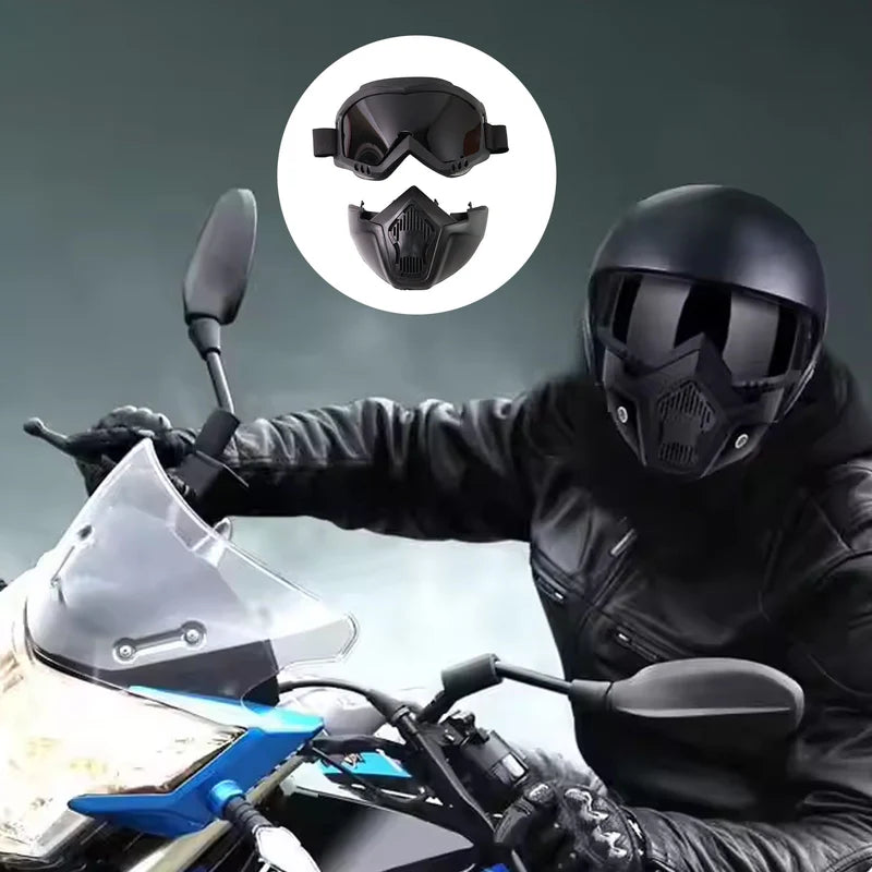 Motorcycle Goggles Off-Road Helmet Goggles Windproof Glasses Goggles Mask (1 Pc)