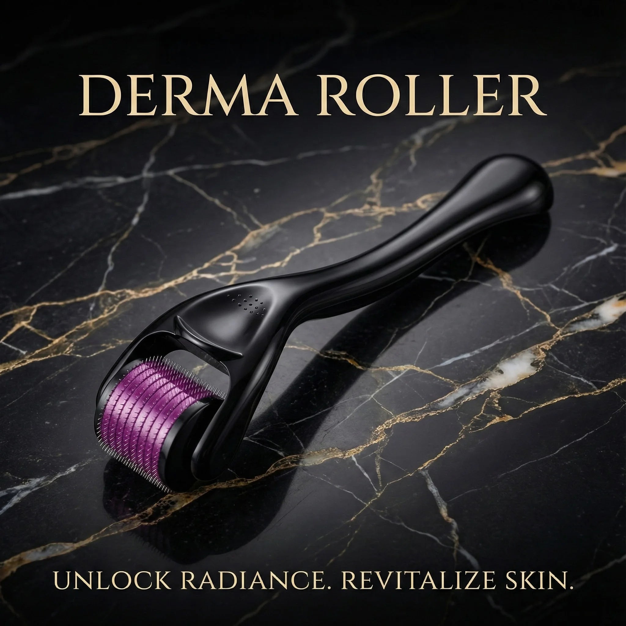 Derma Roller Anti Aging And Facial Scrubs Polishes Scar Removal Hair Regrowth (0.75mm)